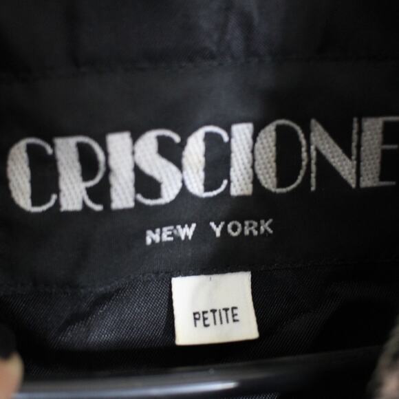 Vintage 80s Criscione X Cache Jacket Blazer with Rhinestones Size Petite S - Picture 5 of 5